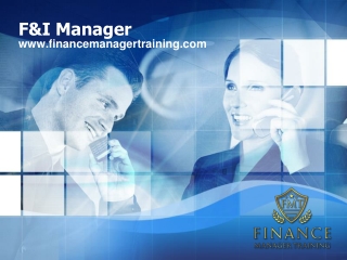 Beginners Course on How to Become an F&I Manger