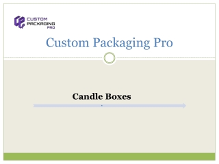 Candle Boxes