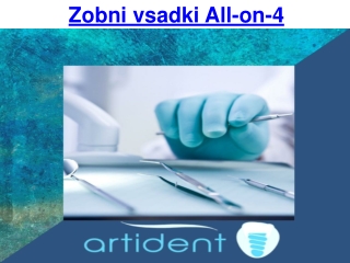 Zobni vsadki All-on-4