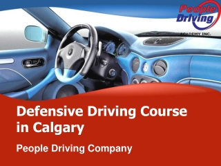 Defensive Driving Course in Calgary