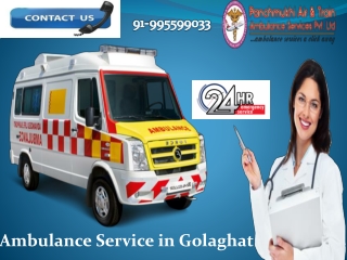 Select Panchmukhi Northeast Ambulance Service in Golaghat for Safe Patient Transportation