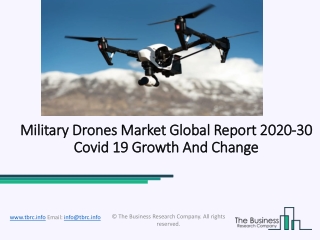 (2020-2030) Military Drones Market Size, Share, Growth And Trends