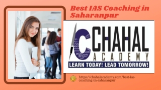 Best IAS Coaching in Saharanpur