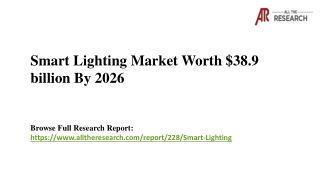 Smart Lighting Market 2020 Industry Demand, Business Opportunity, and Top Trends