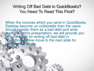 Writing Off Bad Debt in QuickBooks? You Need To Read This First?