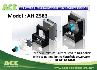 Air Cooled Heat Exchanger manufacturer in India, Model : AH 2583