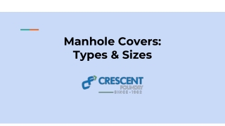 Manhole Covers: Types & Sizes