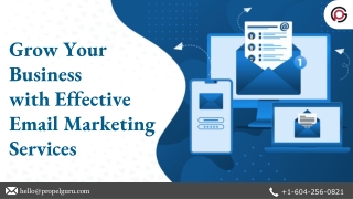 Grow Your Business with Effective Email Marketing Services