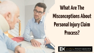 What Are The Misconceptions About Personal Injury Claim Process?