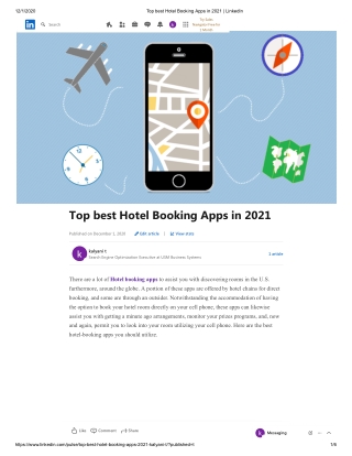 Top best hotel booking apps in 2021