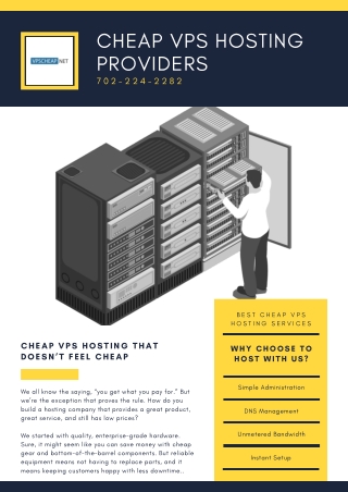 Cheap vps hosting providers