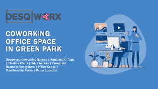 COWORKING OFFICE SPACE IN GREEN PARK