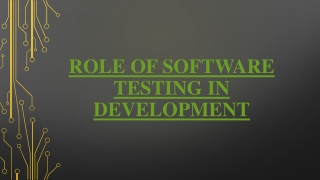 Roles of Software Testing Training in Chennai