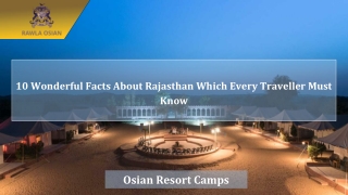 10 Wonderful Facts About Rajasthan Which Every Traveler Must Know‎