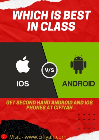 Which is best in class android phones or iPhones?