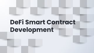 DeFi Smart Contract Development