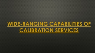 Calibration Service in Singapore