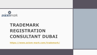 Trademark Registration Consultant Dubai