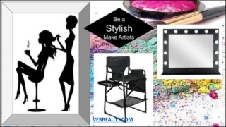 Vanity Trolley, Mirror with Light - First Choice for a Makeup Artist | Verbeauty