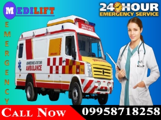 Get the Best and Affordable Medical Road Ambulance Services in Tatanagar and Dhanbad by Medilift