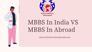 MBBS In India VS MBBS In Abroad