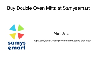 Buy Double Oven Mitts at Samysemart