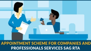 Look About Appointment Scheme For Companies and Professionals Services By SAG RTA