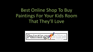 Best Online Shop To Buy Paintings For Your Kids Room That They'll Love