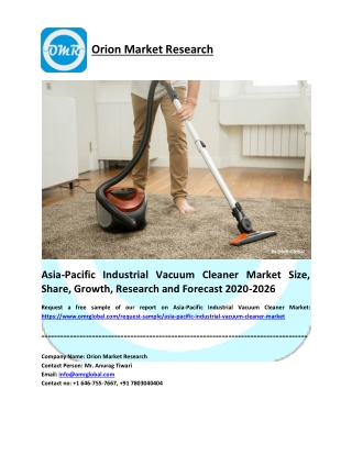 Asia-Pacific Industrial Vacuum Cleaner Market Research and Forecast 2020-2026