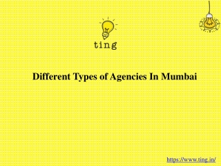 Different Types of Agencies In Mumbai?