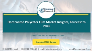 Hardcoated Polyester Film Market Insights, Forecast to 2026