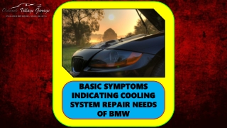 Basic Symptoms Indicating Cooling System Repair Needs of BMW