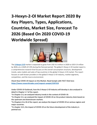 3-Hexyn-2-Ol Market