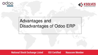 Advantages and Disadvantages of Odoo ERP