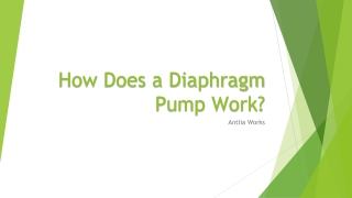 How Does a Diaphragm Pump Work?