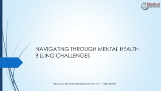 NAVIGATING THROUGH MENTAL HEALTH BILLING CHALLENGES