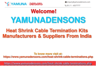 Heat Shrinkable Cable Termination Kits