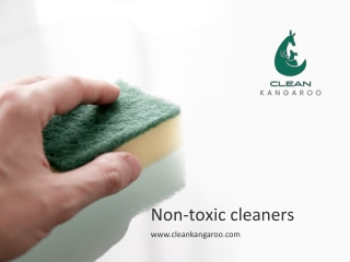 Non-toxic cleaners-www.cleankangaroo.com