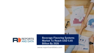Beverage Flavoring Systems Market Status and Future Forecasts to 2027