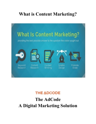 The AdCode - What is Content Marketing?