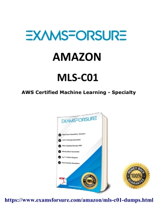 2020 MLS-C01 dumps - MLS-C01 Questions Answers - Examsforsure.com