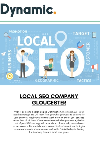 Local SEO Company Gloucester | Dynamic Sales Solution