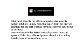 Best Intercom System Installation NYC | All Around Security Inc.