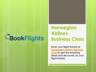 Norwegian Airlines Business Class