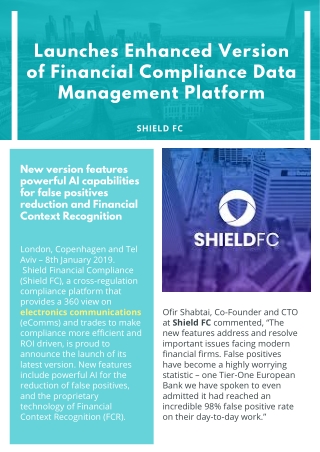 Latest Version of Financial Compliance Data Management Platform | eComms Surveillance