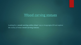 Wood Carving Statues | Online Shop | Sculptures | Indian
