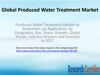 Produced Water Treatment Market by Separation, by Application, by Geography, Size, Share, Growth, Global Trends, Industr