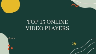 Rocks Player is an advanced online video player app