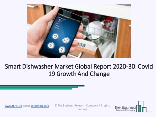 Smart Dishwashers Market Trends, Market Share, Industry Size, Opportunities, Analysis and Forecast to 2030