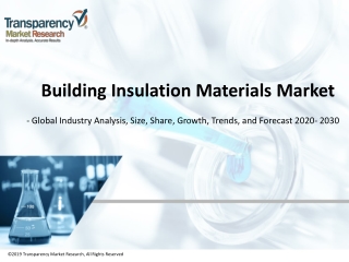 Building Insulation Materials Market - Global Industry Analysis, Size, Share, Growth, Trends and Forecast, 2020 - 2030